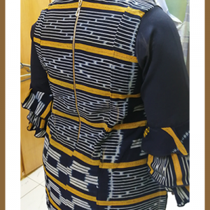 Robe Droite en pagne Baoulé